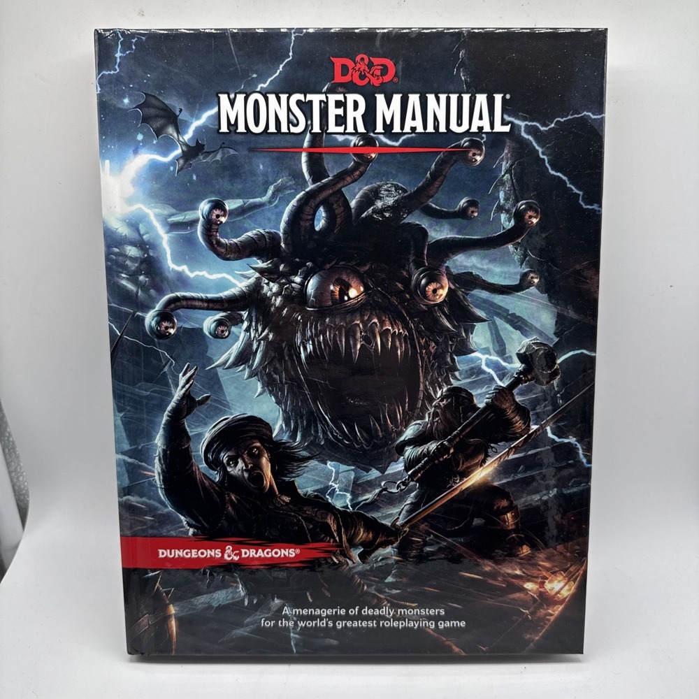D&D Monster Manual Dungeons & Dragons Core Rulebook 2014 Hardcover
